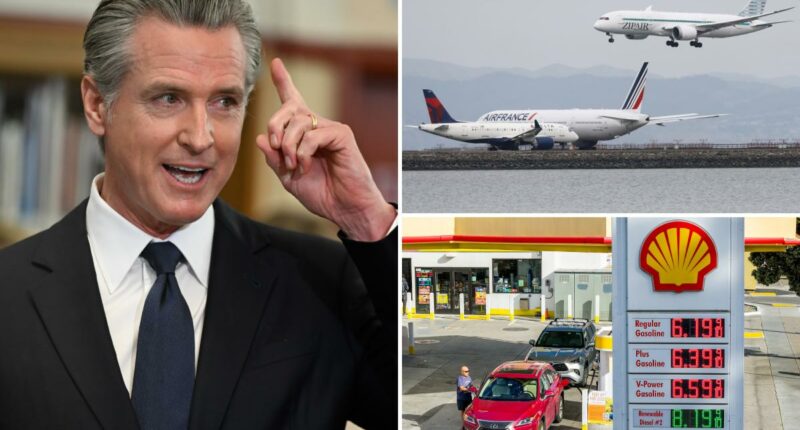 Gavin Newsomâs green jet fuel plan may increase California gas prices